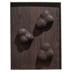 Echo 14, Yellow Pine and Steel Frame, Sculpture by Camille De Prêtre