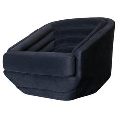 ECHO CHAIR - Matte Black Velvet by SHO MODERN