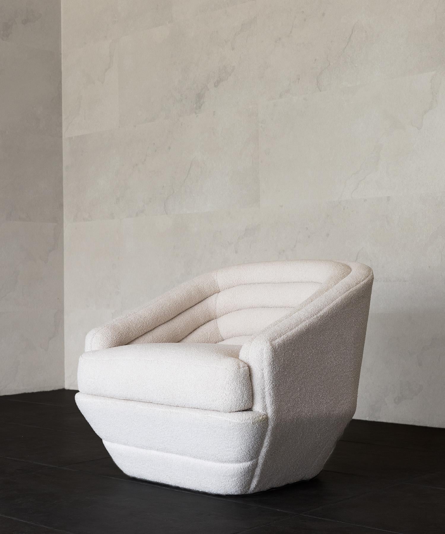 SEDIA ECHO - Bouclè Tranquillo Whiting di SHO MODERN In condizioni Nuovo in vendita a Laguna Niguel, CA