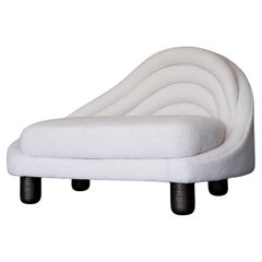 ECHO CHAISE - Warm White Tranquil Boucle by SHO MODERN