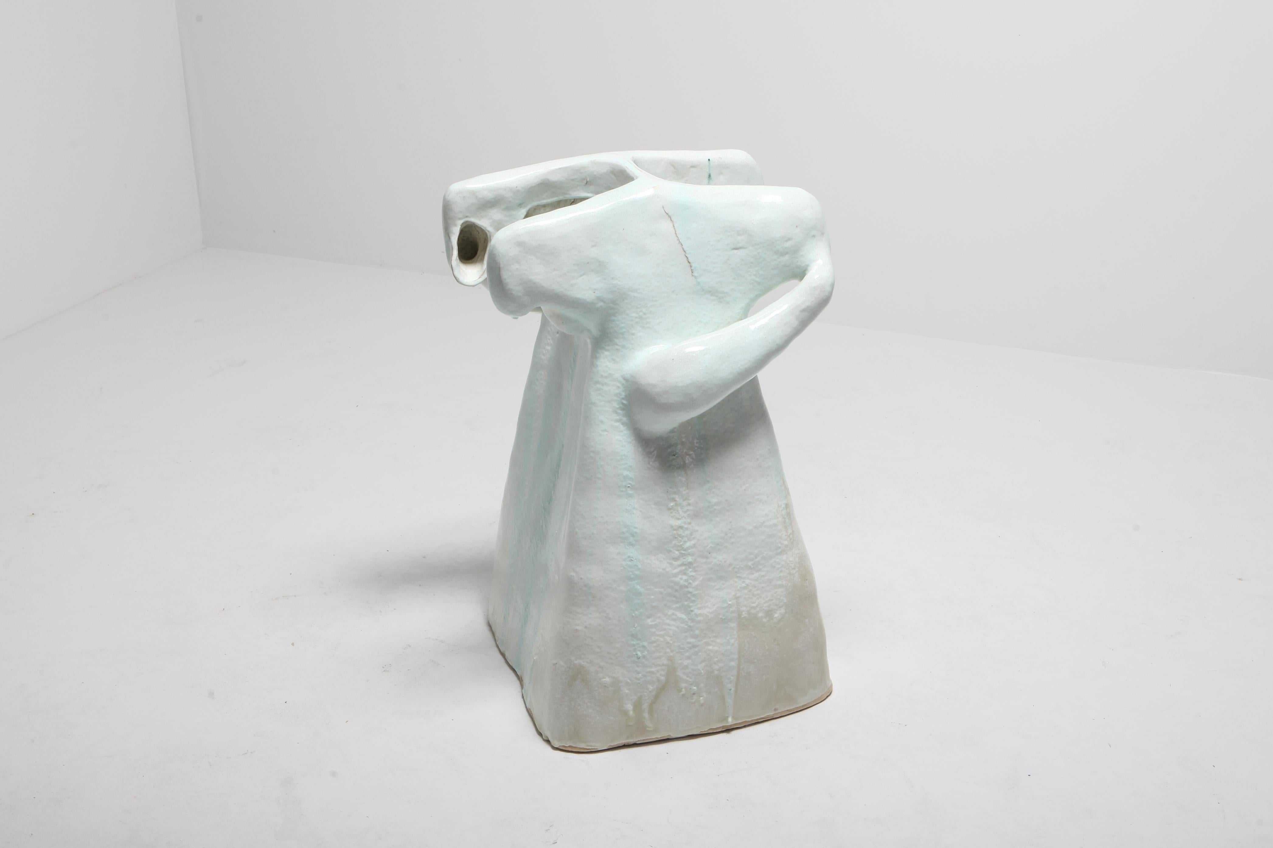 Futurist 'Echo Chamber' Ceramic Interactive Sculpture by Carlo Lorenzetti, 2019 For Sale