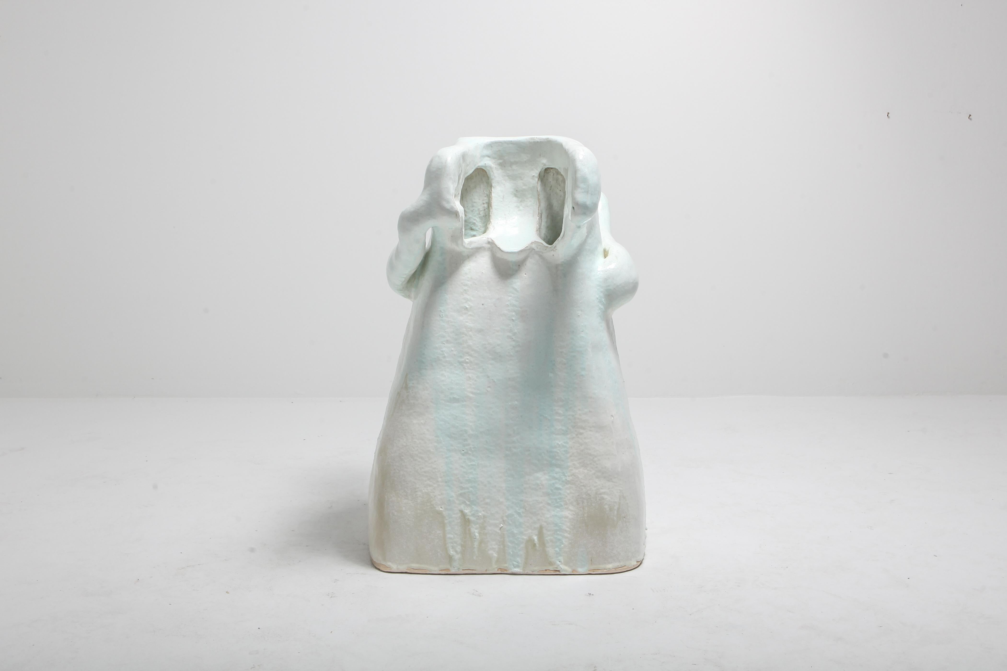 North American 'Echo Chamber' Ceramic Interactive Sculpture by Carlo Lorenzetti, 2019 For Sale