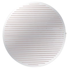 Miroir mural circulaire ECHO en aluminium poli par Martens
Visser