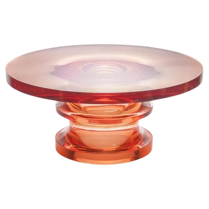Résine Table basse Echo en résine polyuréthane transparente et translucide, Ian Cochran en vente