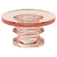 Echo Coffee Table in Rosé, Translucent Polyurethane Resin, Ian Cochran