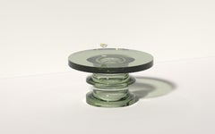 Echo Coffee Table in Topaz Yellow, Translucent Polyurethane Resin, Ian Cochran