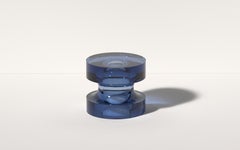 Echo II Side Table in Rosé, Translucent Polyurethane Resin, by Ian Cochran