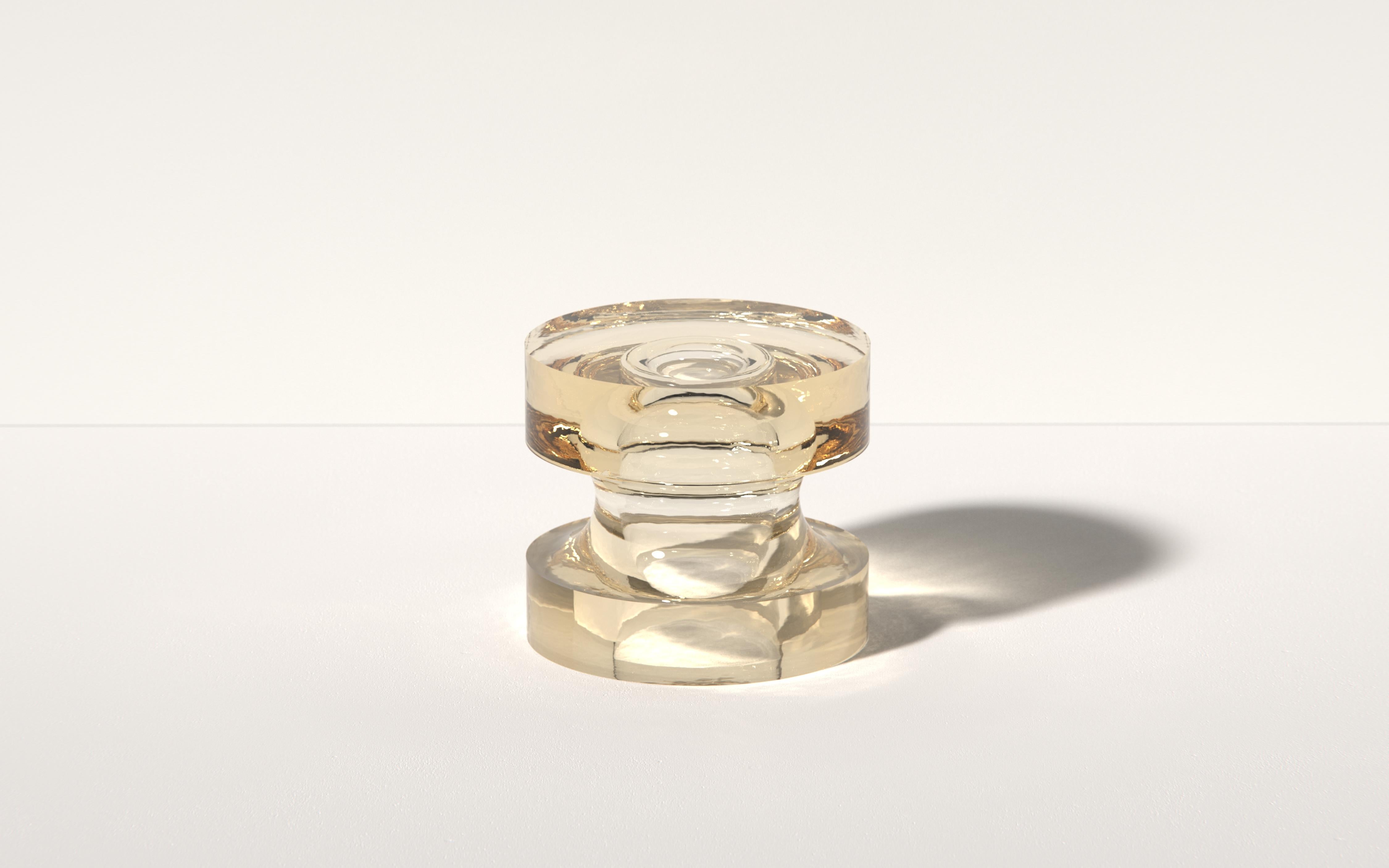 Echo II Side Table in Honeydew, Translucent Resin, by Ian Cochran For Sale 5