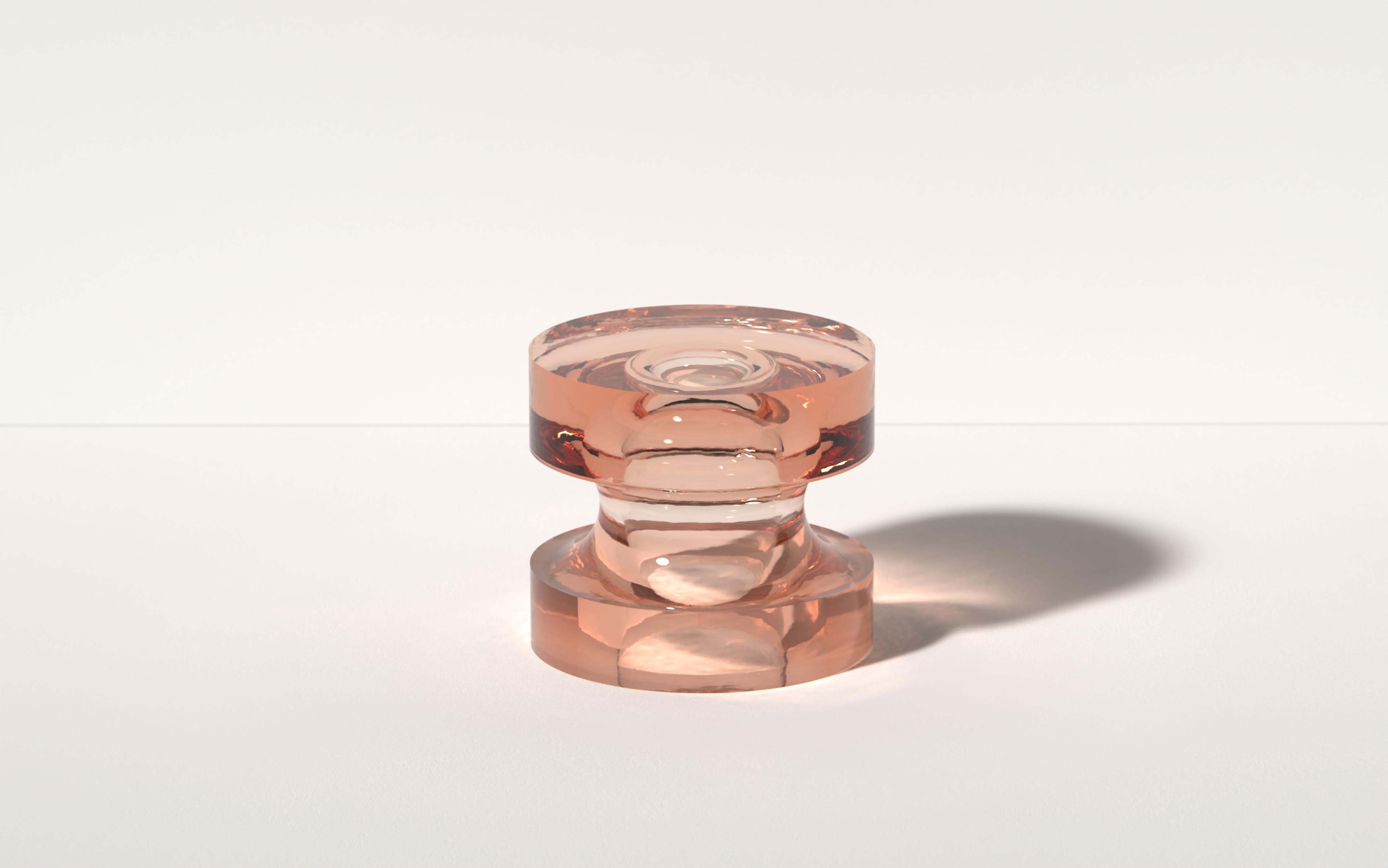 Echo II Side Table in Honeydew, Translucent Resin, by Ian Cochran For Sale 6