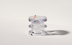 Echo III Side Table in Clear, Translucent Polyurethane Resin by Ian Cochran