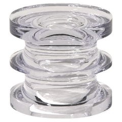 Echo III Side Table in Clear, Translucent Polyurethane Resin by Ian Cochran