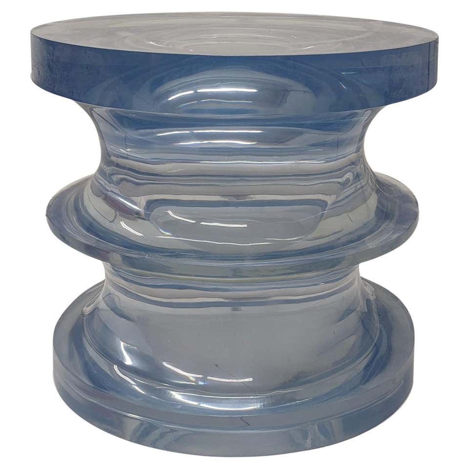 Translucent Pastel Hand Dyed Acrylic Tone Table by Sohyun Yun, Blue ...