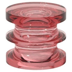 Echo III Side Table in Watermelon, Translucent Polyurethane Resin by Ian Cochran