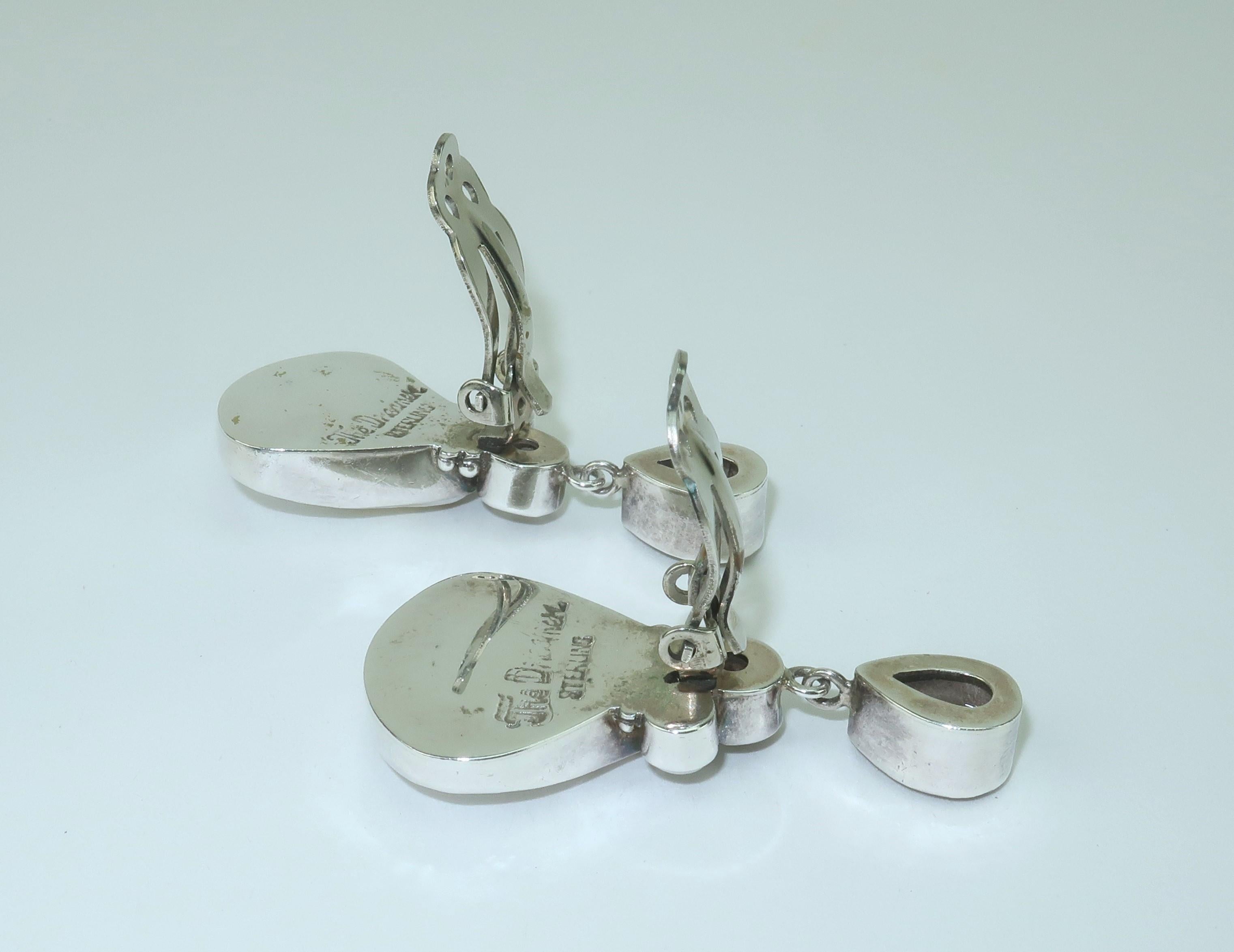 De las mujeres ECHO OF THE DREAMER Pendientes de perlas, cristales y plata de ley en venta