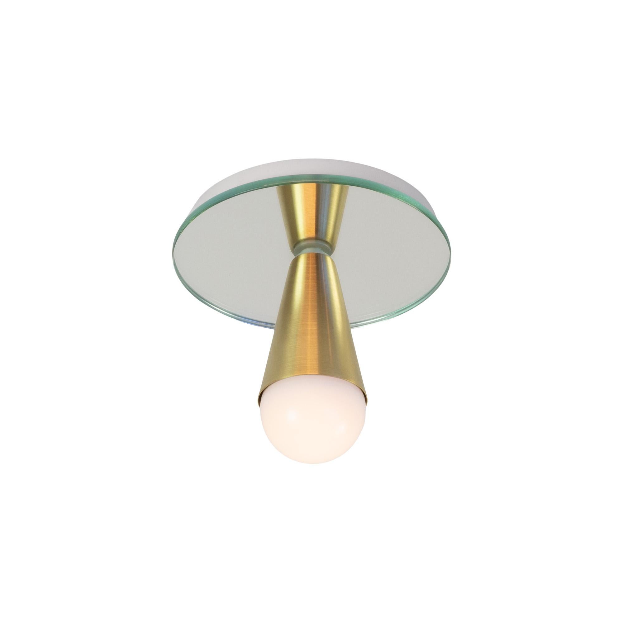 Echo One Einbaubeleuchtung aus Messing von Souda, auf Lager im Angebot 1