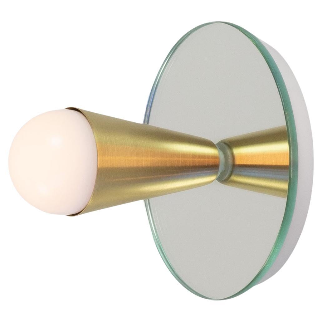 Echo One Sconce / Flush Mount in Brass from Souda, Made to Order For Sale