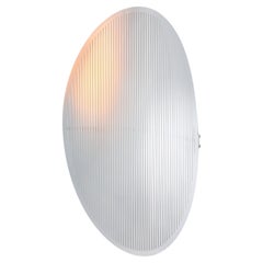 ECHO Miroir mural ovale en aluminium poli par Martens
Visser