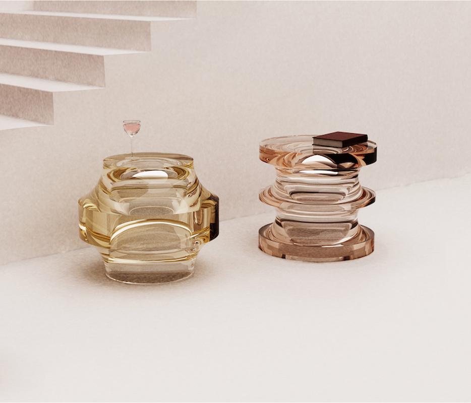 Echo side table I by Ian Alistair Cochran. Represented by Tuleste Factory

Solid resin 
W 20