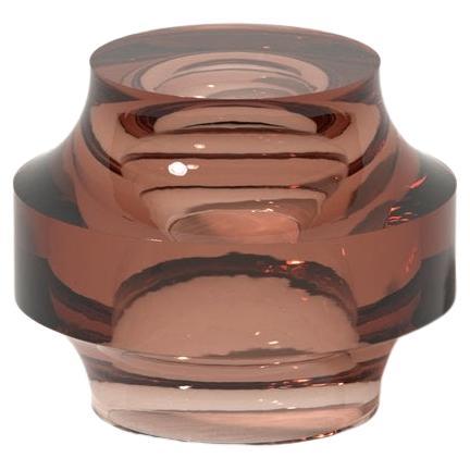 Echo Side Table I in Penny Red, Translucent Polyurethane Resin by Ian Cochran