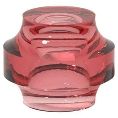 Echo Side Table I in Red, Translucent Polyurethane Resin, by Ian Cochran
