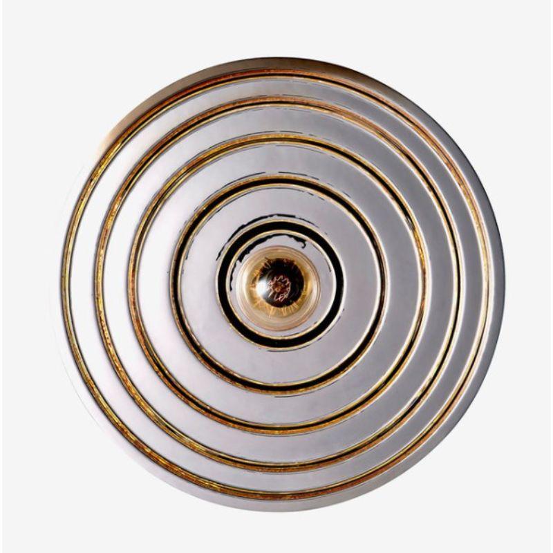 Moderno Echo, Argento, Lampada da parete, Grande di Radar in vendita