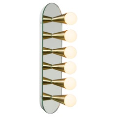 Echo Six Sconce / Flush Mount in Brass, from Souda, in Stock