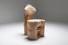 Zeitgenssischer Holzstuhl Echo Stool Teeth von Schimmel & Schweikle, 2020