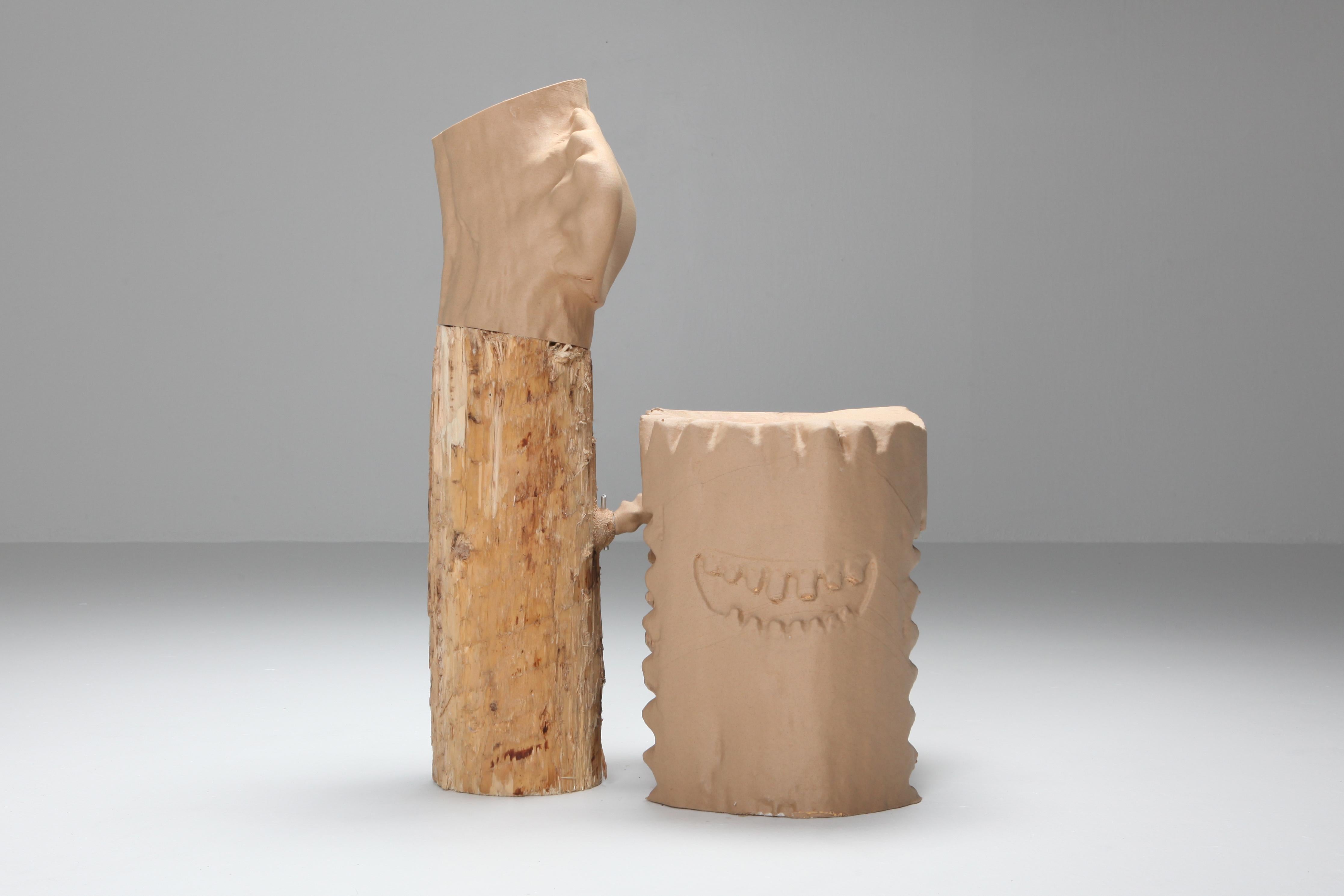 Dutch 'Echo Stool Teeth' Contemporary Wooden Chair, Schimmel & Schweikle, 2020
