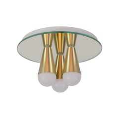 Echo a tre luci in ottone, di Souda, su ordinazione