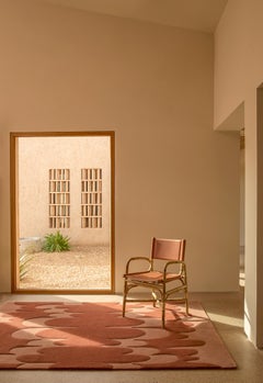'Echo' Wool Rug in Terracotta by Lucia Eames for Nanimarquina, 5'7" x 7'10"