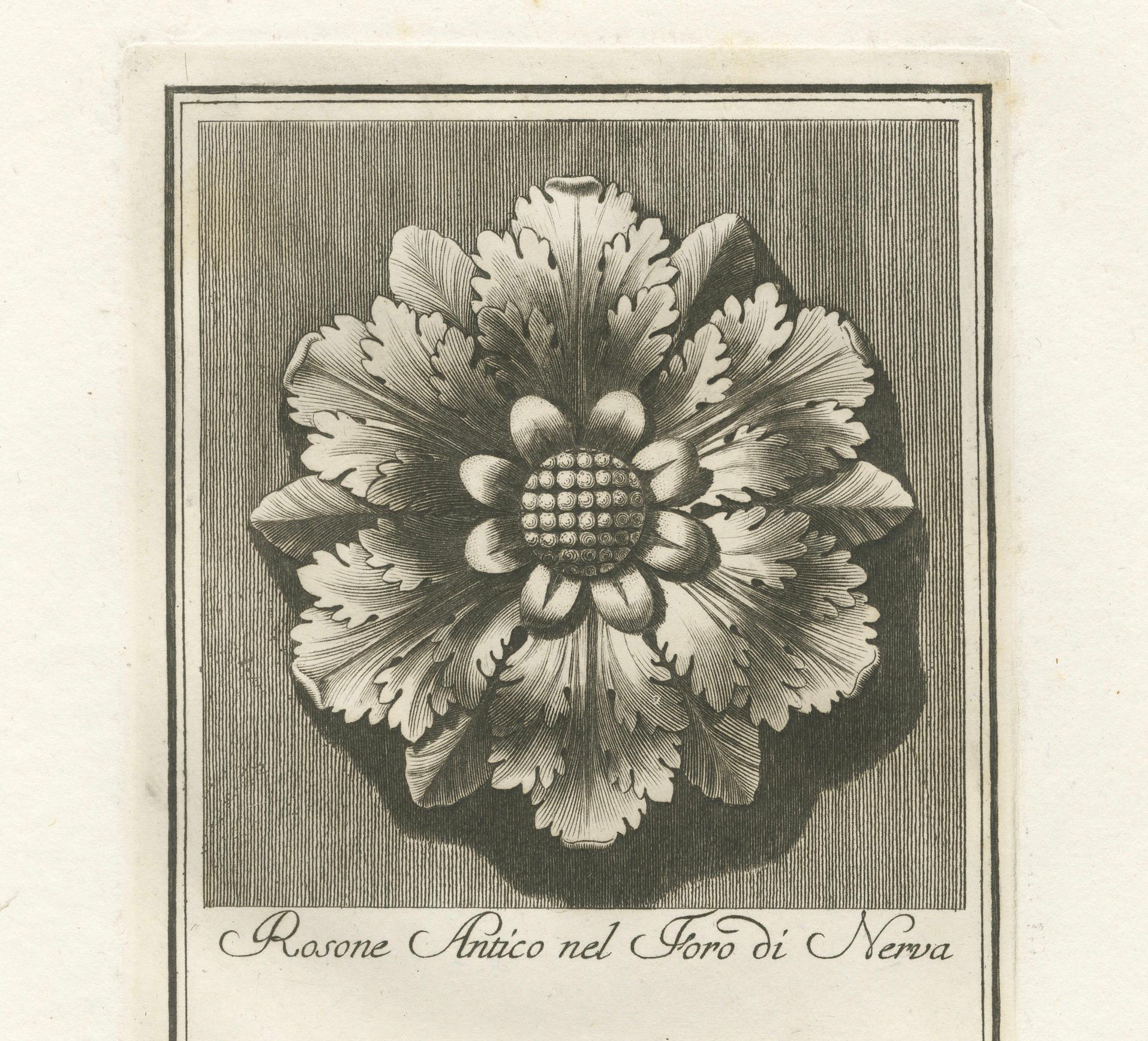 Paper Echoes of Elegance: The Engraved Legacy of Carlo Antonini, 1780 For Sale