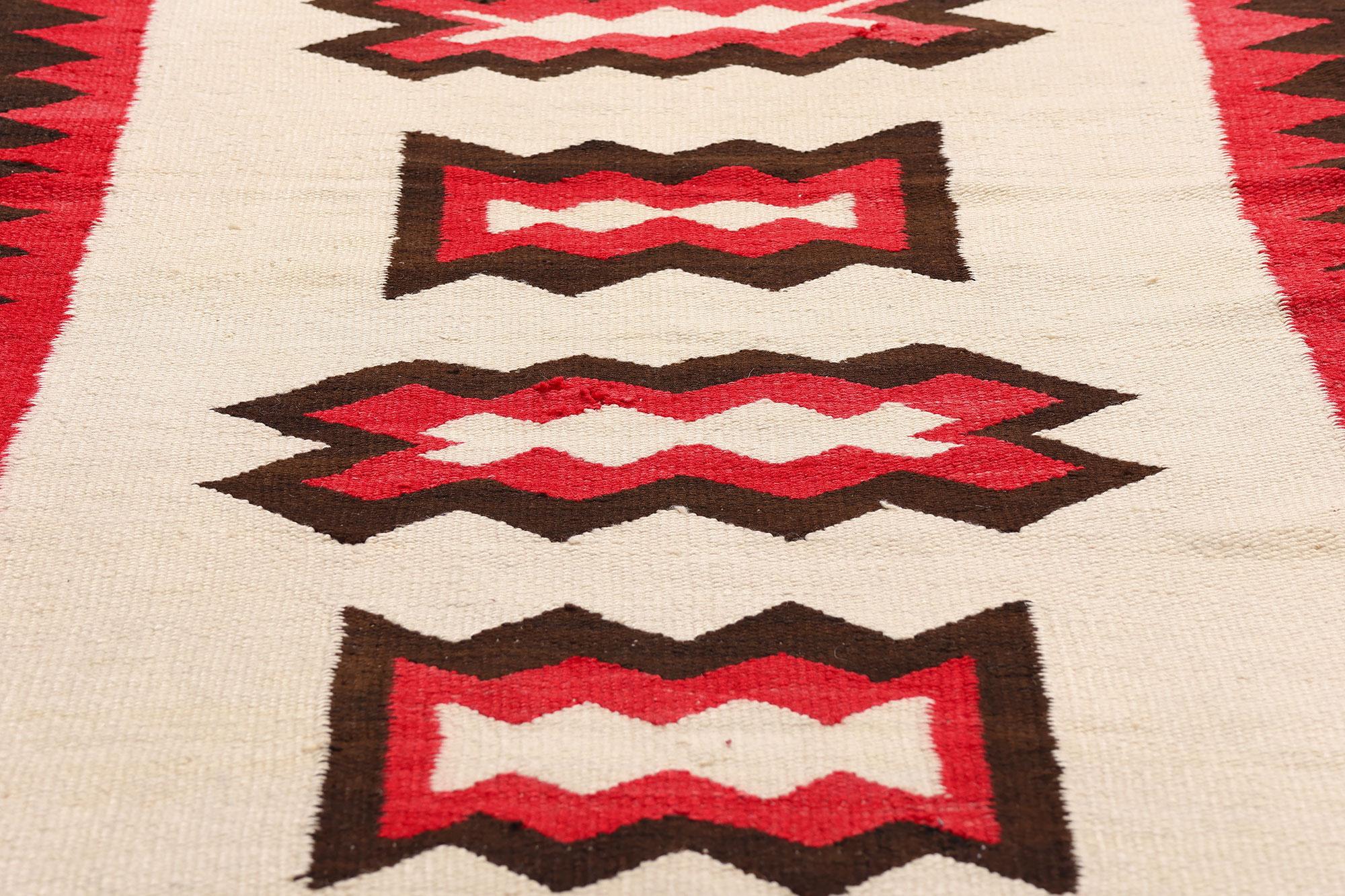 Lana Echi della Terra: Antico capolavoro di Ganado dell'eredità di Hubbell in vendita