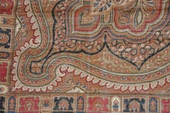 Echo's Large Magnificent Elegant Palsey Wool Challis Shawl/Scarf