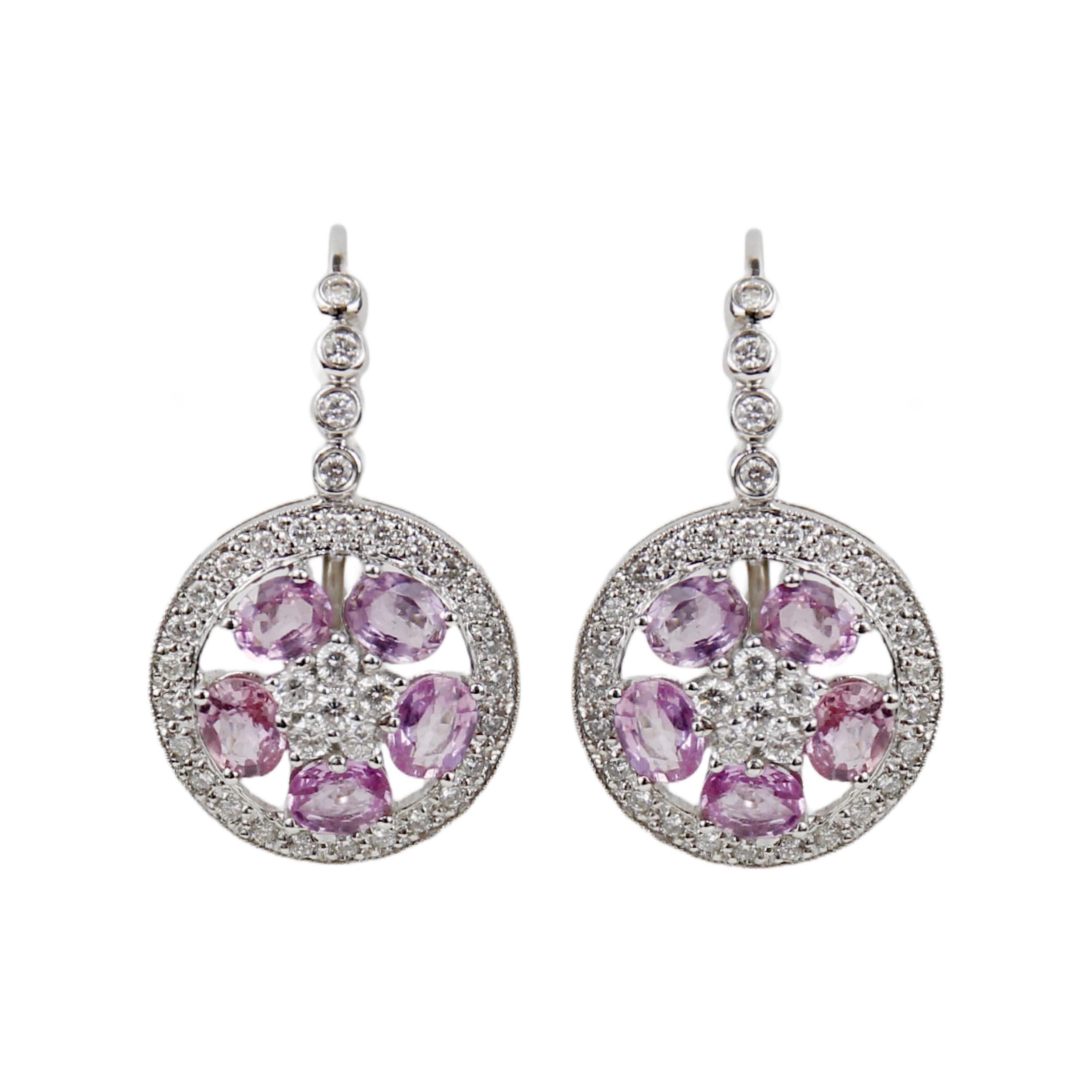 East Coast Jewelry Collection
Flower Earrings
Diamond: 0.96cts
Pink Sapphire: 4.43cts
Reference number: ECJ01142