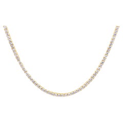 Used 7.08ctw Diamond Tennis Necklace