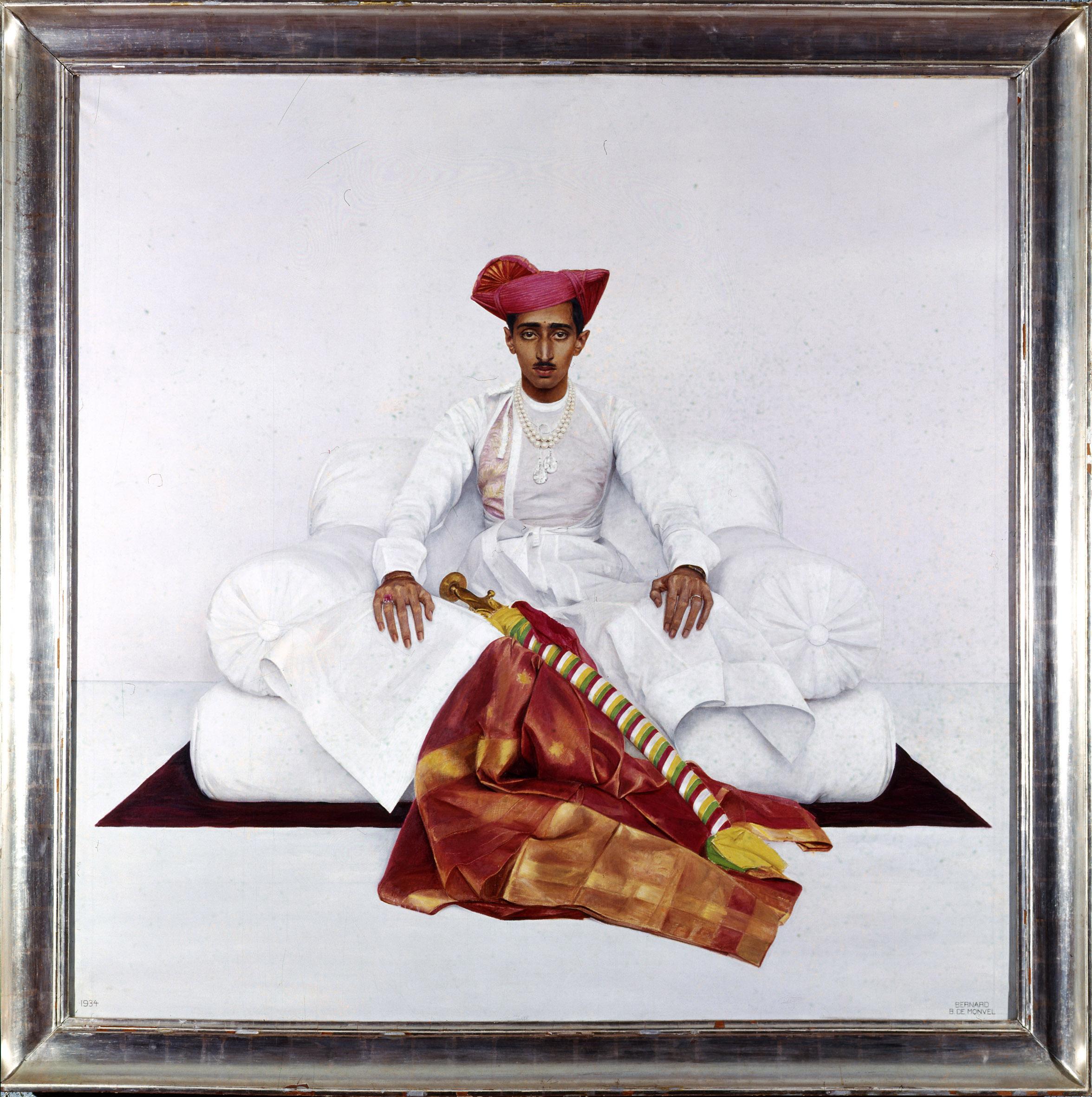 Eckart Muthesius, Diwan, from Indore Maharajah Palace, 1930 In Fair Condition In Paris, FR