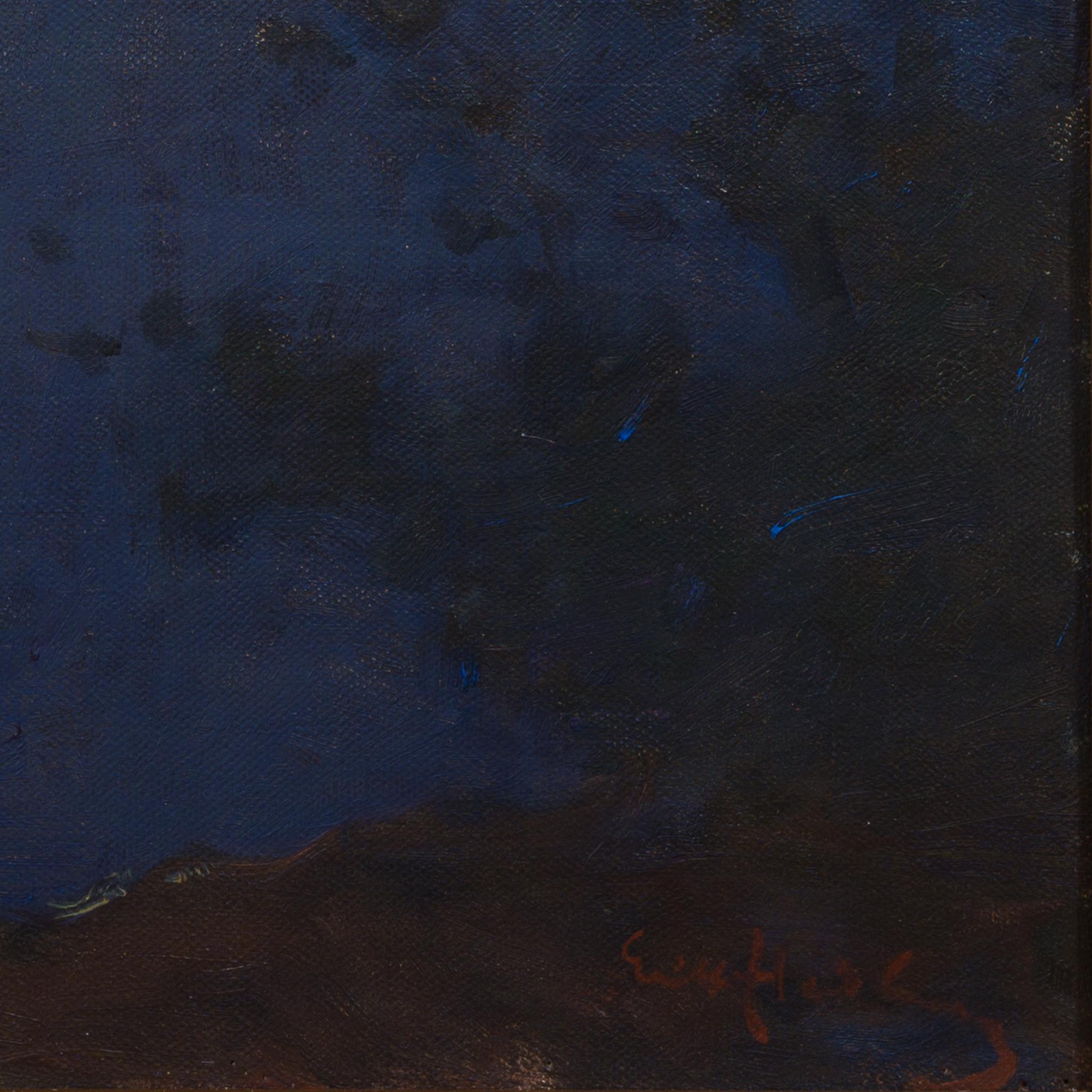 Ecke Hedberg - Månglitter (c. 1905), chef-d'œuvre nordique au clair de lune en vente 5