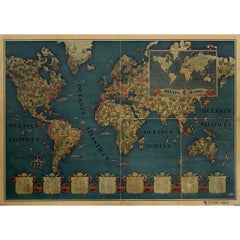 Circa 1935 original poster by Walter Eckhard - Philips Radio G.M. Oord Haarlem