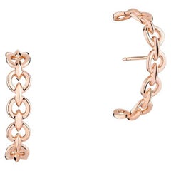 Ecksand 18k Rose Gold Long Gold Chain Earrings