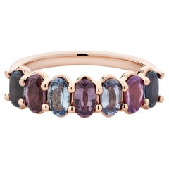 Ecksand 18k Rose Gold Multi-Sapphire Ring