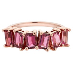 Ecksand 18k Rose Gold Pink Tourmaline Ring