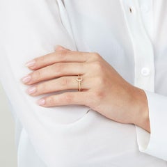 Ecksand 18k Yellow Gold Oval Diamond Ring