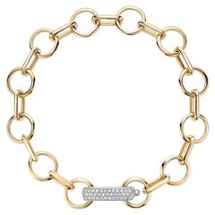 Ecksand 18k Yellow Gold Oversized Diamond Chain Bracelet