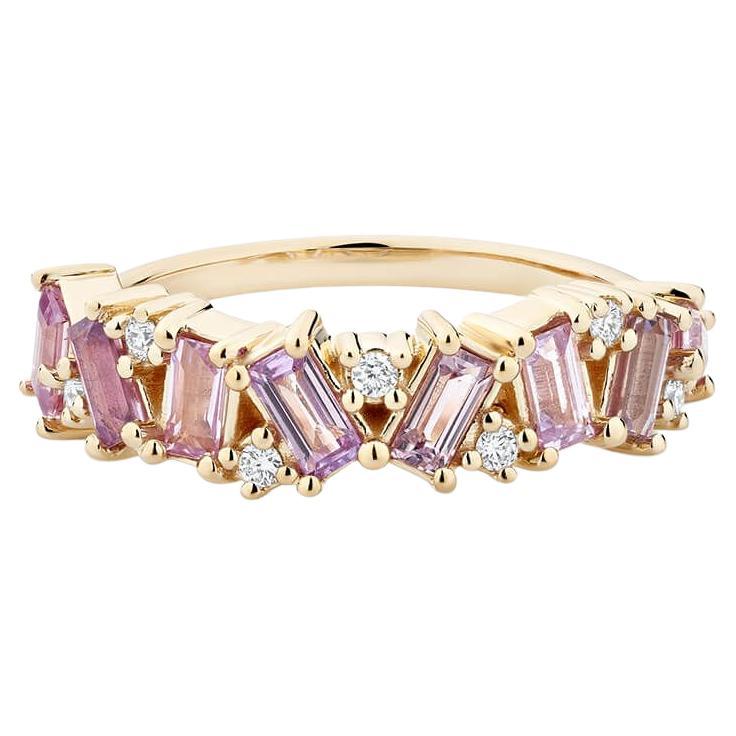 Graff Diamonds Diamond Sapphire Pave Diamond 18K Yellow Gold Ring at ...