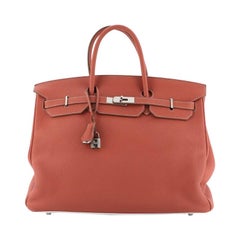 Eclat Birkin Handbag Clemence with Palladium Hardware 40