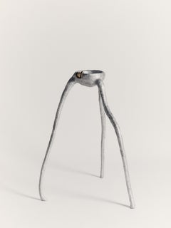 Eclat Bowl in Cast Aluminum and Brass by Jordan Fleming