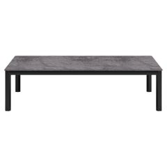 Éclat-Nightfall Aluminum Frame And Sintered Stone Tabletop Coffee Table by SNOC