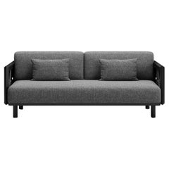 Éclat-Nightfall Rope, Luminesce Fabric And Aluminum Two-Seater Sofa by SNOC