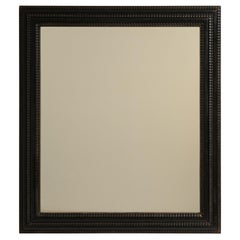 Eclectic Black-Patinated Mirror
