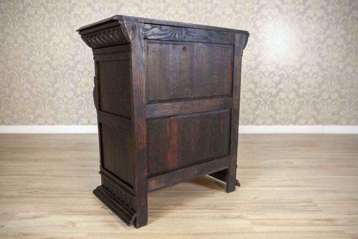 Eclectic Breton-Style Oak Sideboard From the Late 19th Century 1